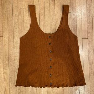Madewell Buttondown Tank Top